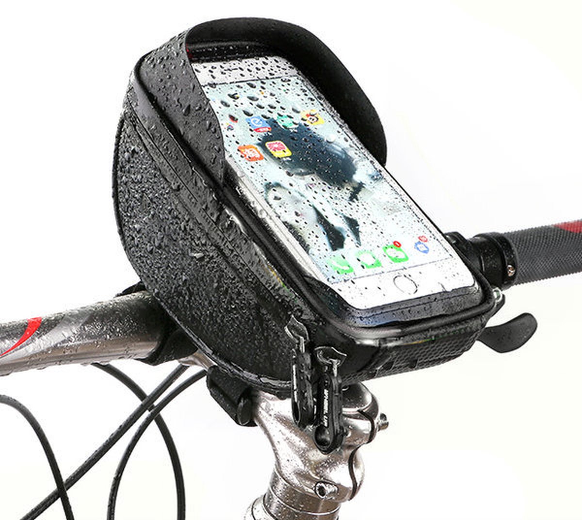Fietstas - Fietstassen - LB-440 Fiets Mobiele Telefoonhouder - Waterdicht Fiets stuur Houder Geschikt voor telefoons onder 6.5 inch