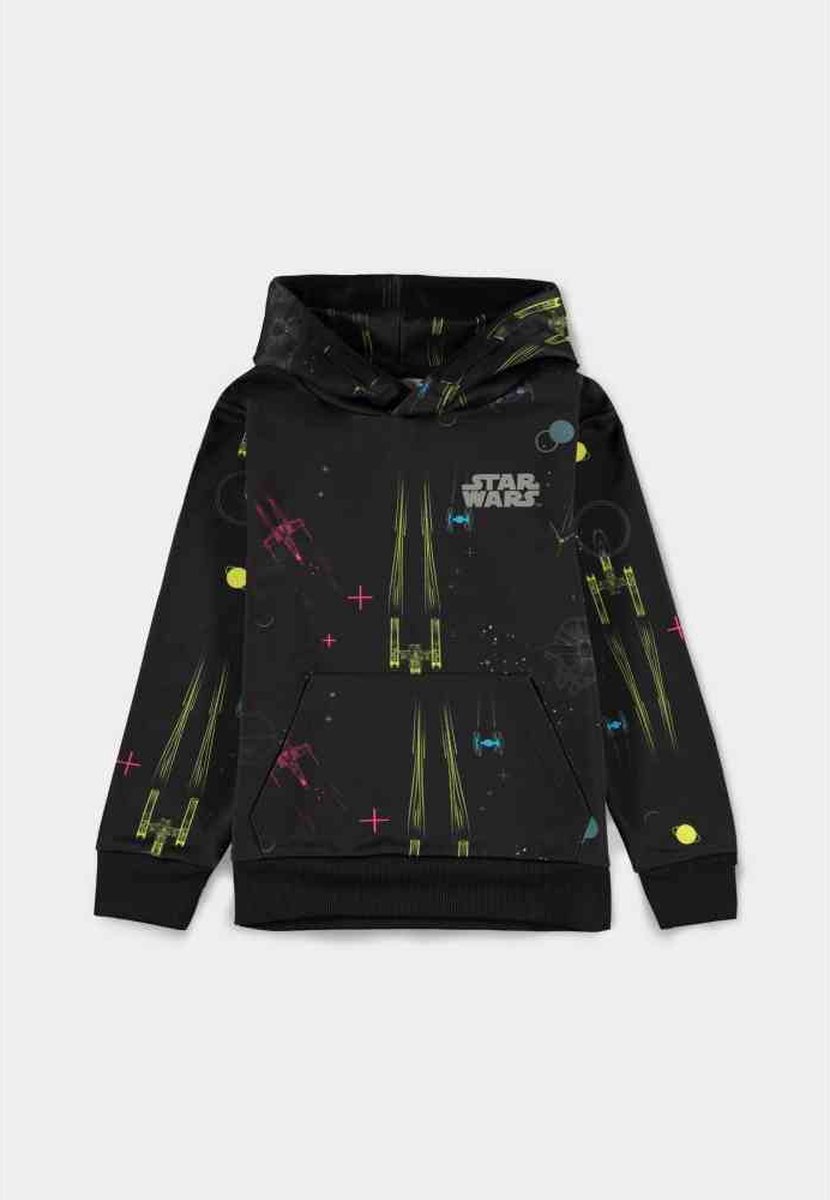 Disney Star Wars Kinder hoodie/trui -Kids 122- Space Fight Zwart