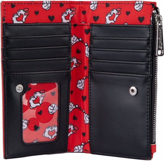 Loungefly: Disney - Mickey and Minnie Valentines Flap Wallet