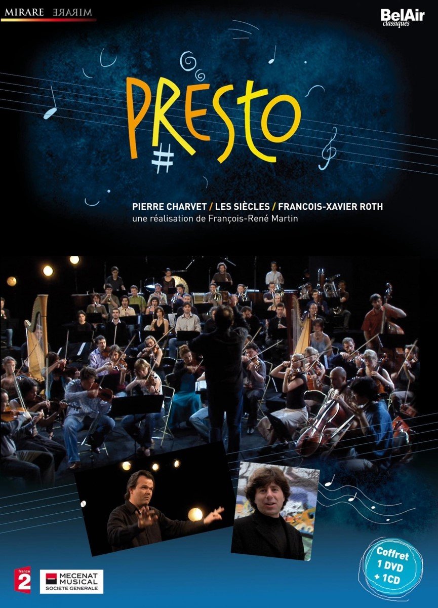 Pierre Charvet, Les Siècles, François-Xavier Roth - Presto Volume 1 (DVD)
