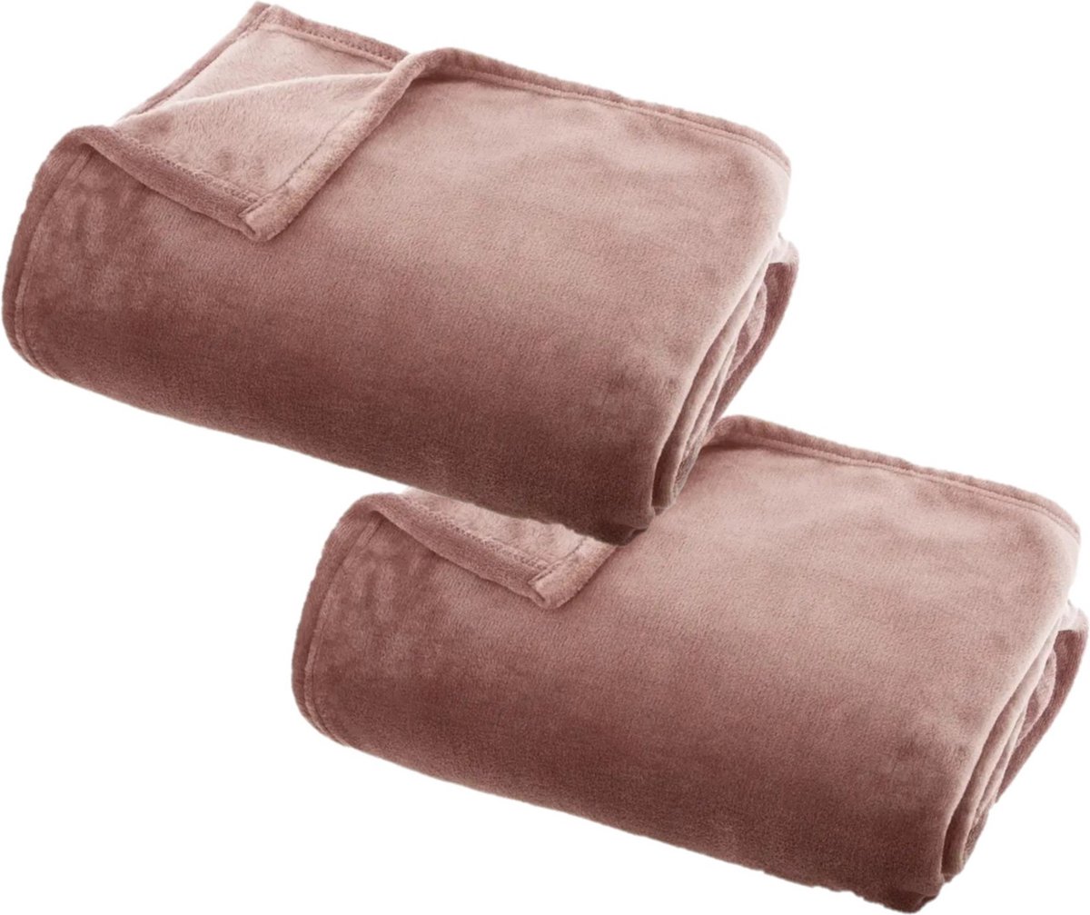 Wajade Couverture Plaid Polaire Super Chaude, Gris - Blanc, Plaid Fausse Fourrure Haute Qualité