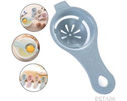 ESTARK® Eierscheider - Professionele Ei-scheider - Ei scheiden - Eidooier scheider - Eiwit - ei scheider - Eigeel - Eierscheider - Eischeider met slagkant - Blauw