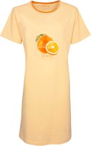 Temptation Dames Nachthemd - Bigshirt - Licht Oranje - Maat XXL