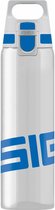 drinkfles Total Clear One 750 ml transparant/blauw