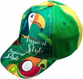 glitterpet Tropical Style Toucan junior katoen groen