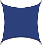 Schaduwdoek 2.5x2.5 Meter - Vierkant - Zonnezeil - Dekzeil - Outdoor Zonnescherm - Zonneluifel - Waterdicht - 400D Polyester - Blauw