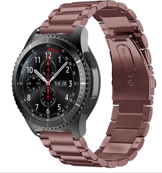 Stalen Smartwatch bandje Geschikt voor Strapit Samsung Galaxy Watch