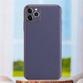 Luxe Apple Iphone 11 Pro Leather Golden Rand Case-Volledige Beschermende