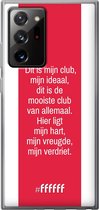 6F hoesje - geschikt voor Samsung Galaxy Note 20 Ultra -  Transparant TPU Case - AFC Ajax Dit Is Mijn Club #ffffff