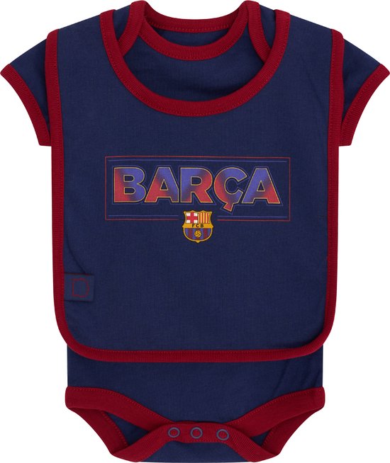 FC Barcelona baby set (romper + slabber)