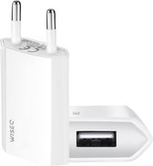 WISEQ iPhone et Samsung - Prise USB - Chargeur Universel - Wit