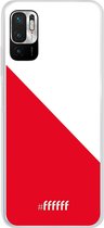 6F hoesje - geschikt voor Xiaomi Redmi Note 10 5G -  Transparant TPU Case - FC Utrecht #ffffff