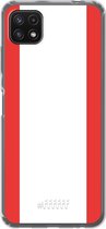 6F hoesje - geschikt voor Samsung Galaxy A22 5G -  Transparant TPU Case - FC Emmen #ffffff