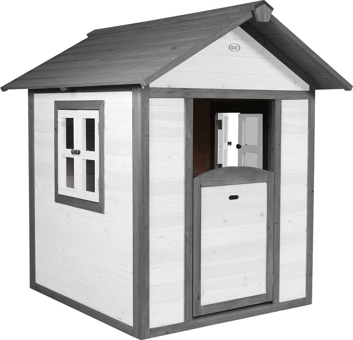 AXI Beach Lodge Speelhuis in Grijs/Wit - Speelhuisje voor de tuin / buiten - FSC hout - Tuinhuisje voor kinderen