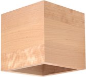 Andro - Landelijke Up down wandlamp - Hout - Bruin