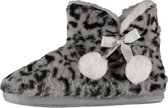 sloffen Animal dames polyester/TPR lichtgrijs maat 39-40