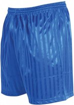 voetbalbroek Precision Striped unisex polyester blauw mt M/L