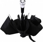 paraplu Panda 96,5 cm zijde zwart/wit