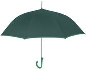 paraplu automatisch 112 cm microfiber donkergroen