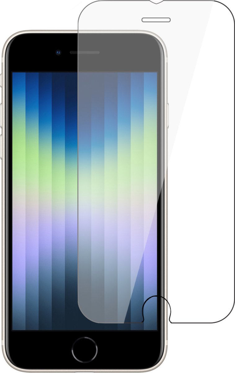 Screenprotector iPhone SE 2022 Beschermglas Screen Protector 9H Glas