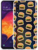 Galaxy A50 Hoesje Burgers - Designed by Cazy