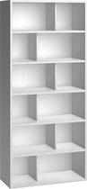 Multi-opberg boekenkast 6 niveaus H206 cm - 4YOU