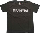 Eminem - Logo Kinder T-shirt - Kids tm 8 jaar - Grijs