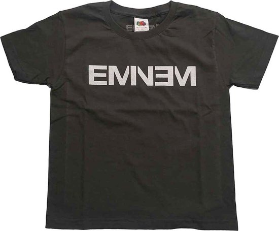 Eminem Kinder Tshirt -Kids tm jaar- Logo Grijs