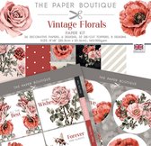 The Paper Boutique Vintage florals paper kit
