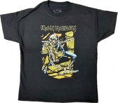 Iron Maiden Kinder Tshirt -Kids tm 10 jaar- Piece Of Mind Zwart