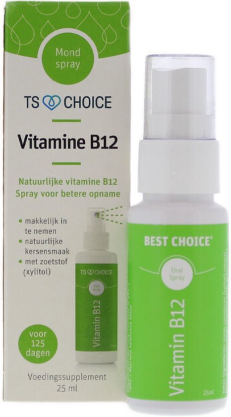 Omleiding koken Geweldige eik Best Choice Vitamine B12 mondspray - 25 ml | bol.com