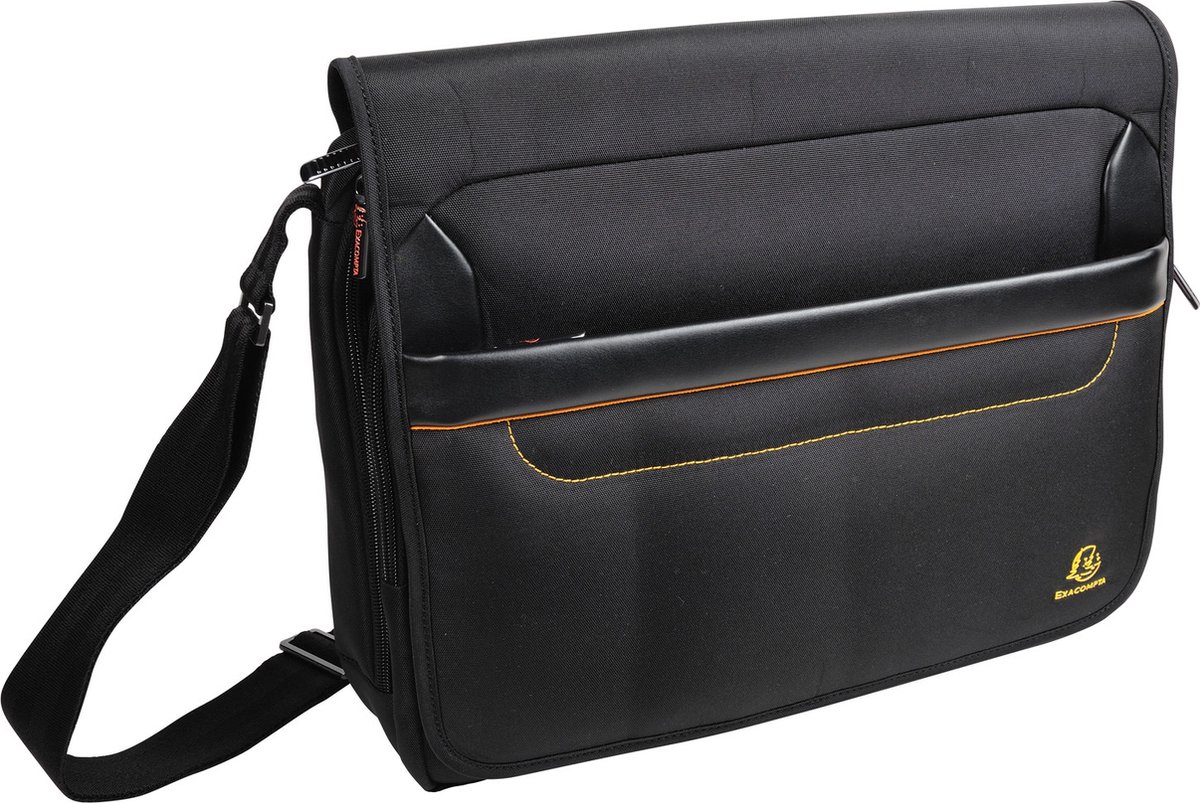Exactive Messenger tas voor laptops tot 14 inch - 38x30,5x10cm - Computertas - Zwart