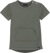 Pocket t-shirt kaki (rounded back) /
