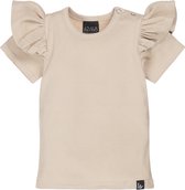 Ruffle t-shirt rib (sand) /