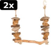2x SCHOMMEL HOUT/KOKOSNOOT 30X45CM