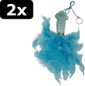 2x MERMAID SQUID BLAUW