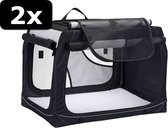 2x TRANSBOX VARIO ZW/GRS 61X43X46CM