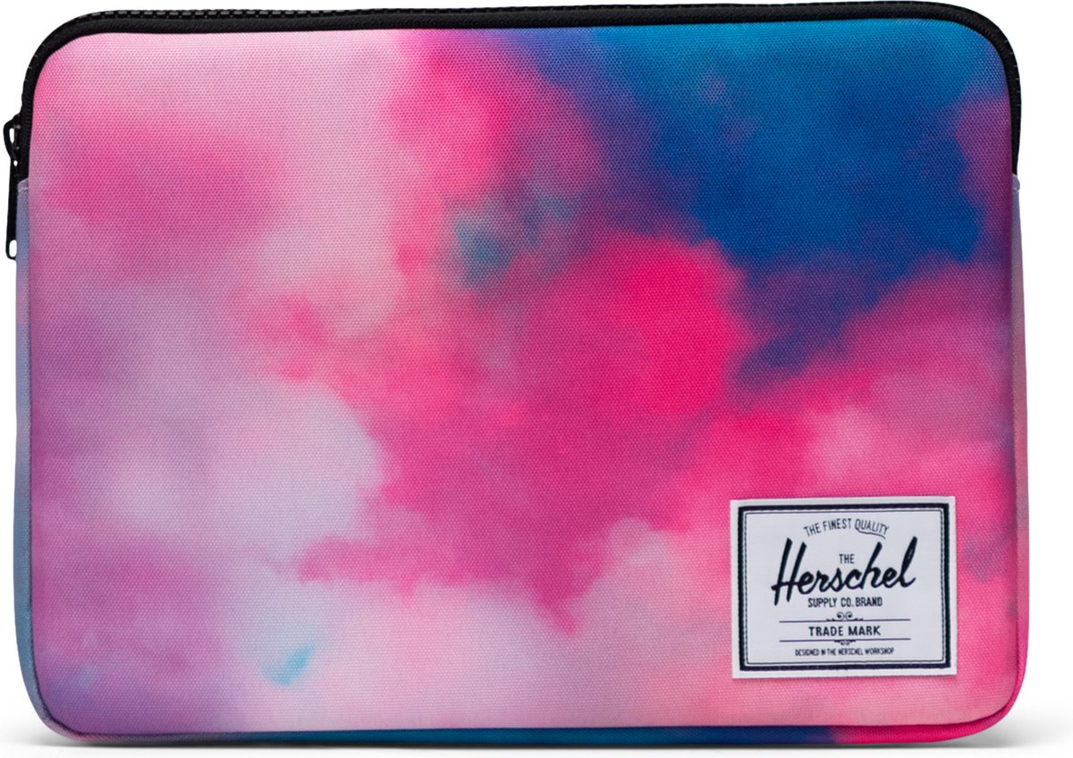Anchor Sleeve 15-16 Inch - Cloudburst Neon / Tijdloze laptophoes met ritssluiting & fleece voering - voor Macbook - Thinkpad / Beperkte Levenslange Garantie / Print
