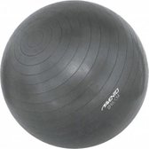 fitnessbal 65 cm PVC zilver 2-delig