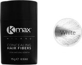 Kmax keratine haarvezels - Wit (15 gr)