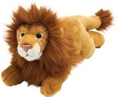 Pluche knuffel dieren Leeuw 33 cm - Speelgoed knuffelbeesten - Safaridieren