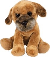 Pluche knuffel dieren Border Terrier hond 22 cm - Speelgoed knuffelbeesten - Honden soorten