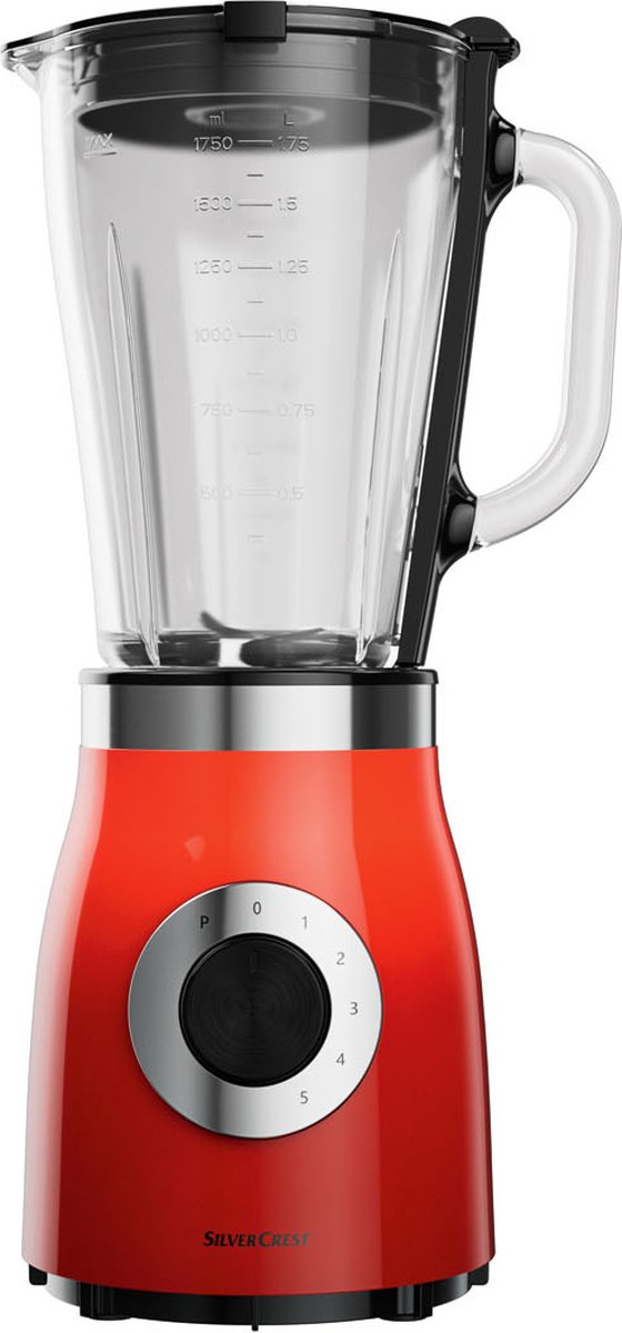 Silvercrest Blender Ideaal voor Shakes, Smoothies, Crushed Ice etc. Vermogen 600...