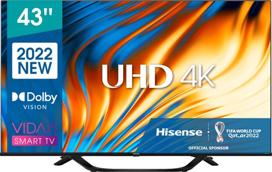 Smart TV Hisense 43A63H 43 inch 4K ULTRA HD LED wifi Zwart