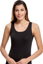 Bamboe Dameshemd Tanktops - 95% Bamboe - Zwart - Maat M - Antibacterieel - Hoge Kwaliteit