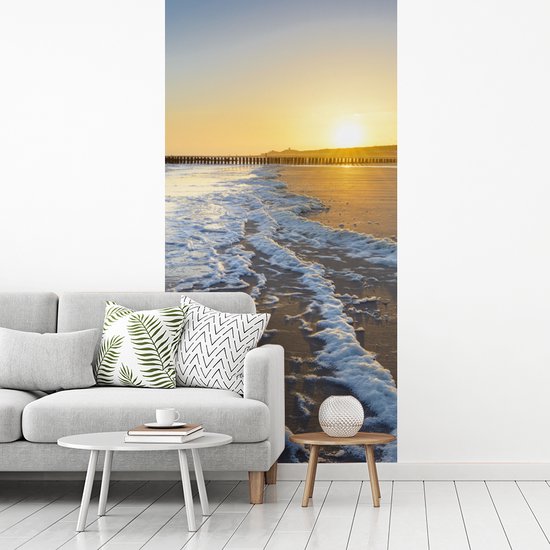 Papier peint - Papier peint photo La plage de Domburg - Largeur 120 cm x hauteur 240 cm