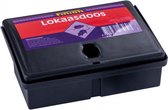 lokaasdoos met sleutel 12,5 x 10 x 4 cm zwart