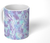 Mok - Marmer print - Verf - Licht - Patronen - Mokken - 350 ML - Beker - Uitdeelcadeautjes