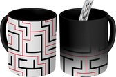Magische Mok - Foto op Warmte Mokken - Koffiemok - Abstract - Patronen - Doolhof - Magic Mok - Beker - 350 ML - Theemok