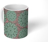 Mok - Koffiemok - Mandala - Bohemian - Bloemen - Patronen - Mokken - 350 ML - Beker - Koffiemokken - Theemok